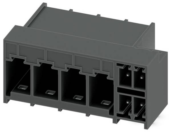 Phoenix Contact 1192659 Embase hybride de circuit imprimé Nombre total de pôles 4 Nbr de rangées 1 50 pc(s) Carton
