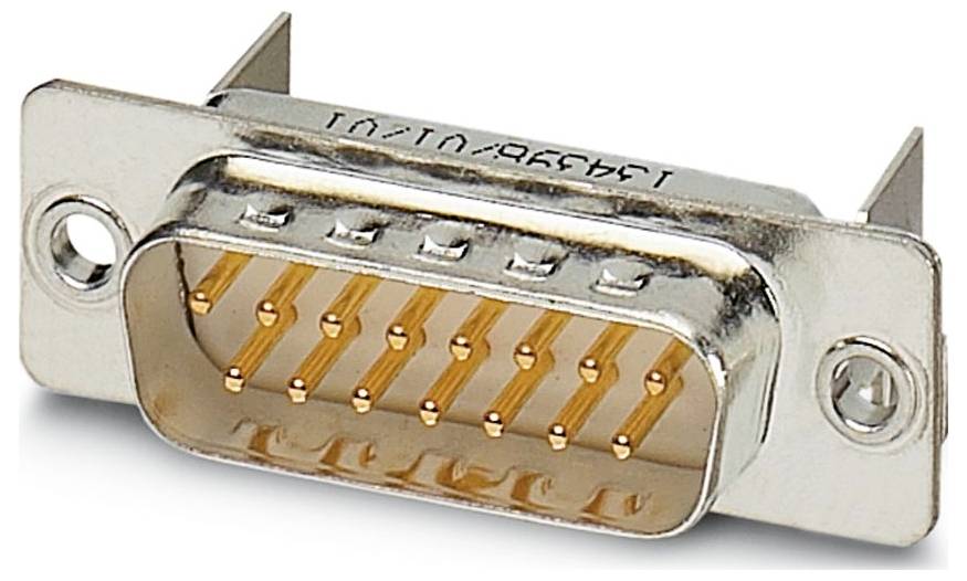 Phoenix Contact VS-15-ST-DSUB-LH-B 1654808 Insert à contacts Nombre de pôles: 15 pour circuits imprimés 10 pc(s)