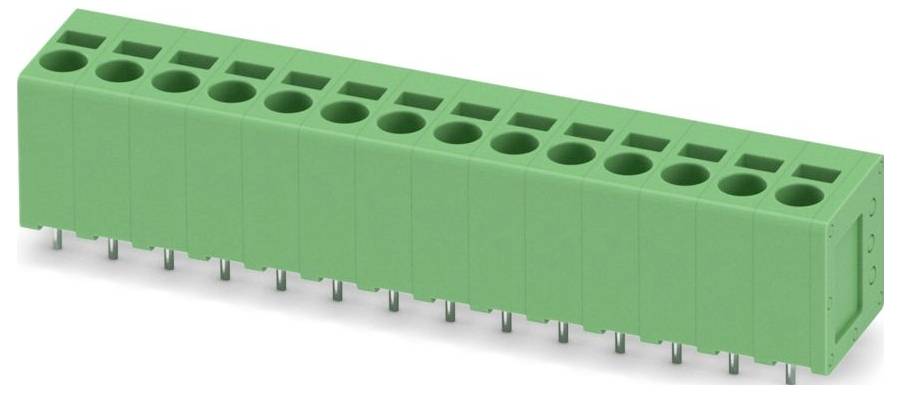 Phoenix Contact 1704310 Borne pour carte de circuits imprimés 2.5 mm² Nombre de pôles 14 vert 40 pc(s)-0