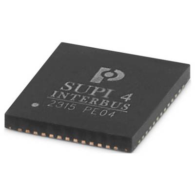 Une puce de circuit intégré noire portant l'étiquette « Supi 4 Interbus 2315 PE04 ».