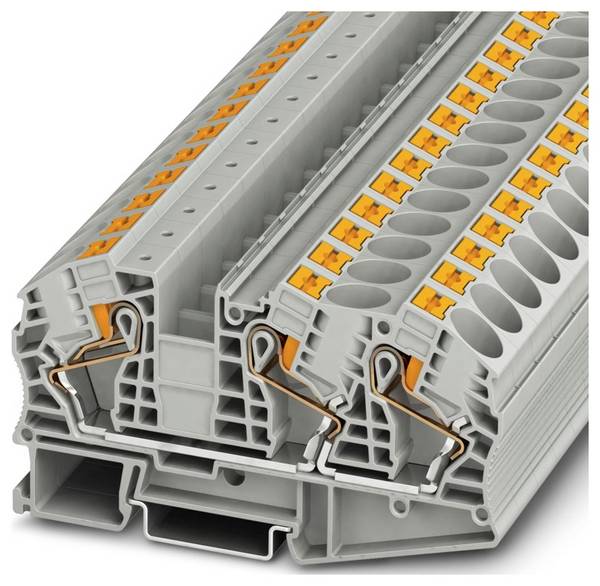 Phoenix Contact 3208760 Borne de passage  Push-In  gris 25 pc(s)