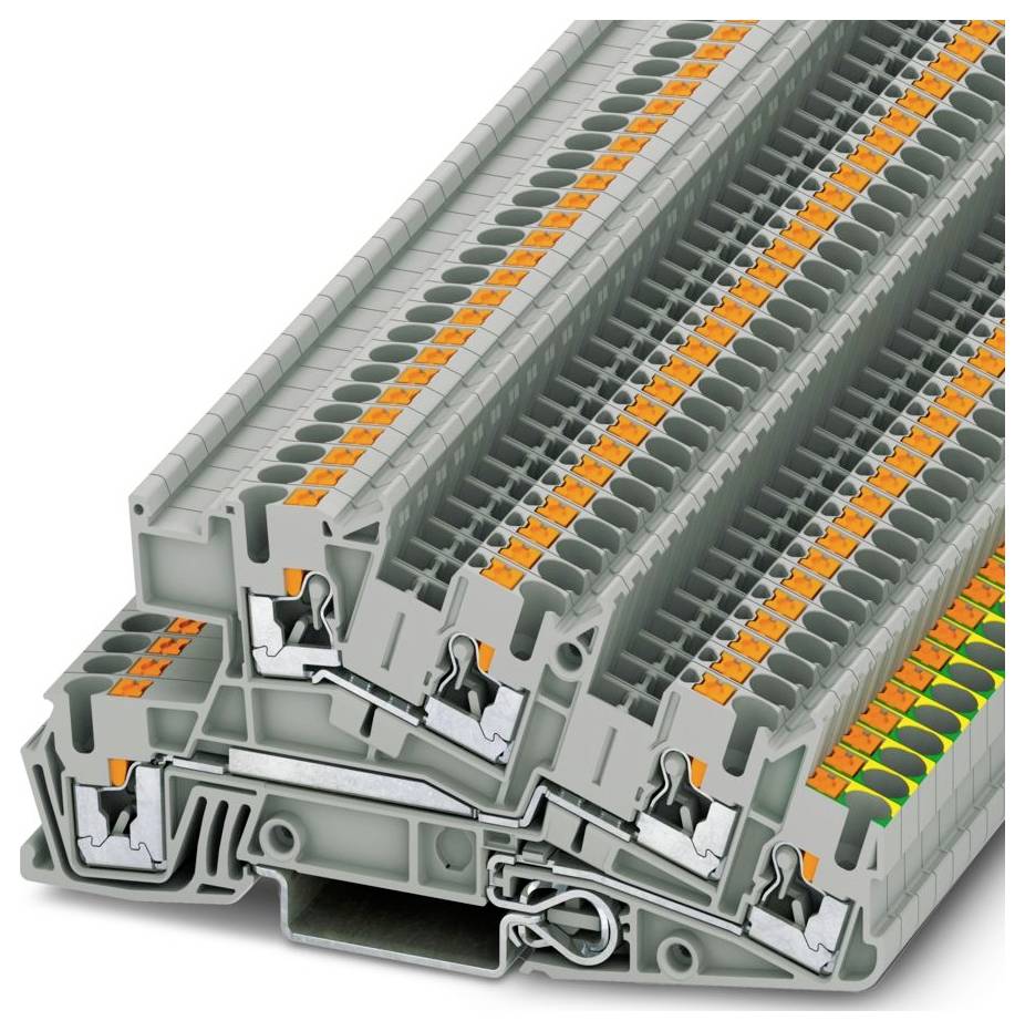 Phoenix Contact 3213949 Bloc de jonction pour conducteur de protection d'installation gris 50 pc(s) Piece