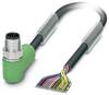 Phoenix Contact 1430750 Câble de raccordement M12 SPEEDCON Femelle 5 m Nombre de pôles: 17 1 pc(s)