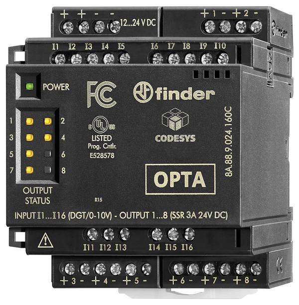 Finder  8A.58.9.024.160C  EMR (Elektromechanisches Relais) Erweiterungsmodul  Module E/S