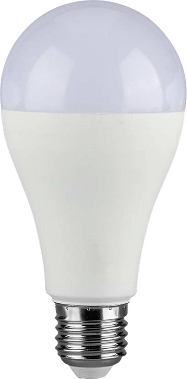 V-TAC 214454 LED CEE F (A - G) E27 forme de poire 15 W = 100 W blanc naturel (Ø x H) 65 mm x 134 mm  1 pc(s)