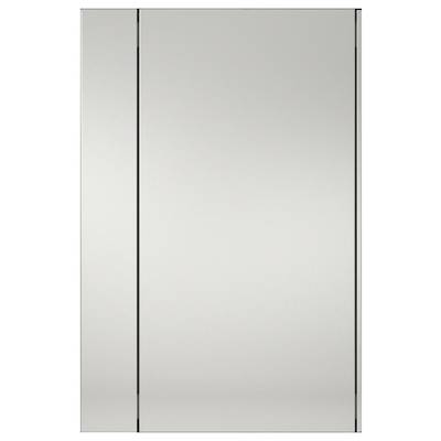 Un miroir rectangulaire simple reflétant la lumière.