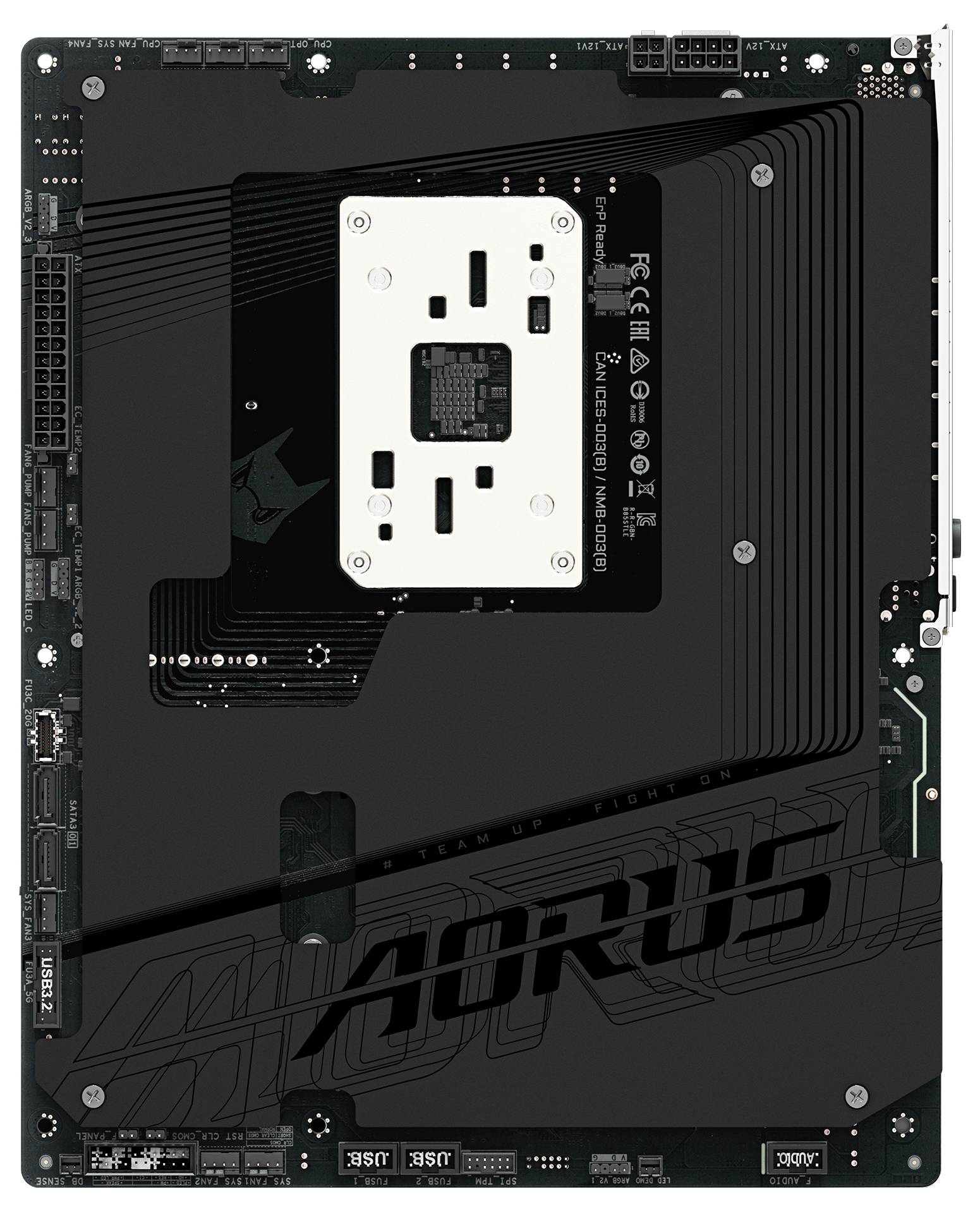 Gigabyte Gigabyte GA-B850 AORUS STEALTH ICE (AM5) Carte mère Socket (PC) AMD® AM5 Facteur de forme (détails) ATX Chipset-3