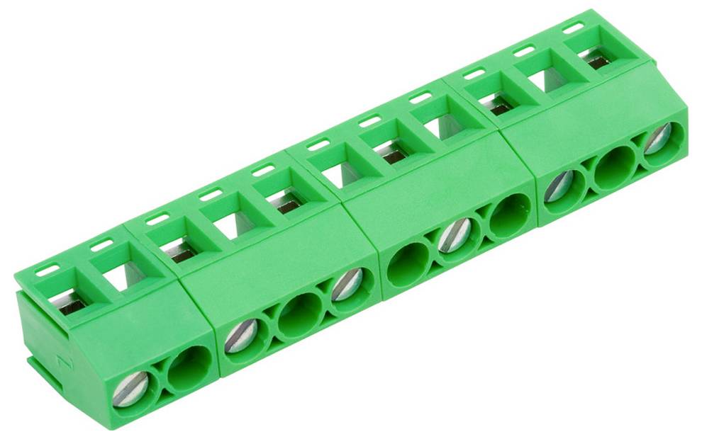 PTR Hartmann 50350070221D Borne pour circuits imprimés 1.5 mm² Nombre de pôles 7 vert 1 pc(s) Piece