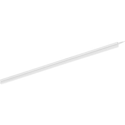 Un long, fin et cylindrique objet blanc, probablement un tube ou une tige, présenté sur un fond blanc, visible depuis une perspective en angle.