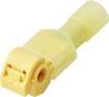 TRU COMPONENTS TC-14376164 Raccord rapide flexible: 2.5-4.0 mm² rigide: 2.5-4.0 mm² Nombre de pôles: 1 12 pc(s) jaune