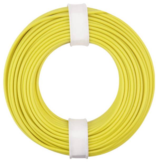 Donau Elektronik 175-013 Fil de câblage LiY 1 x 0.75 mm² + 0.75 mm² jaune 1 pc(s)