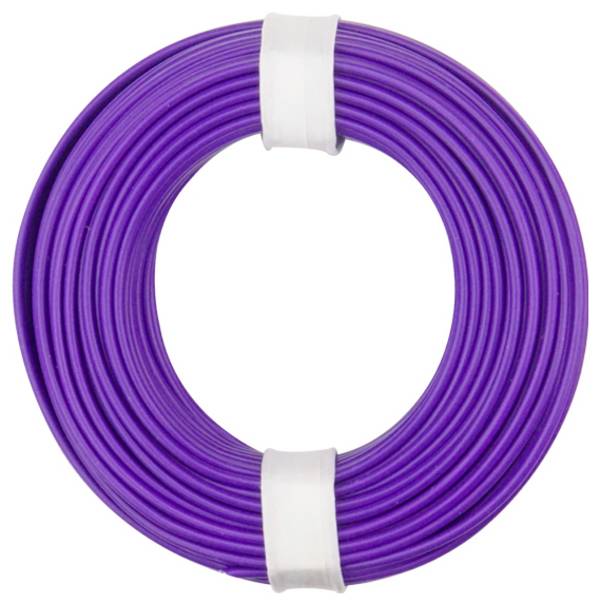 Donau Elektronik 175-016 Fil de câblage LiY 1 x 0.75 mm² + 1 x 0.75 mm² violet 1 pc(s)