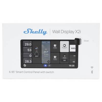 Shelly Wall Display X2i Silver Shelly Écran tactile mural Wi-Fi, Bluetooth-12