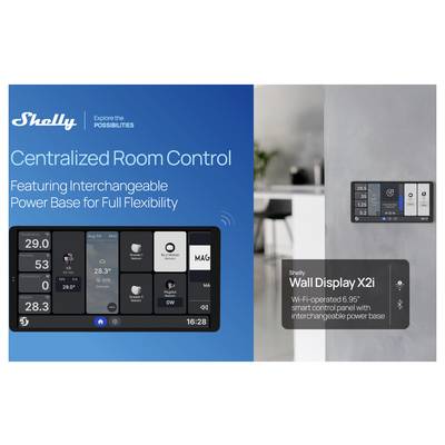 Shelly Wall Display X2i Silver Shelly Écran tactile mural Wi-Fi, Bluetooth-16