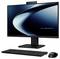 Une configuration de bureau informatique moderne comportant un moniteur grand écran, un clavier et une souris, de marque « Asus ExpertCenter ».
