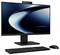 Un élégant ensemble informatique tout-en-un noir avec un grand moniteur, un clavier et une souris, étiqueté « ASUS ExpertCenter ».