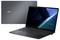 Ordinateur portable avec « ASUS ExpertBook » affiché à l'écran à côté du clavier fermé montrant le logo ASUS.