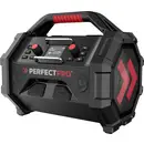 PerfectPro Perfectpro Rocktagon 18v Radio de chantier DAB+, FM DAB+ noir, rouge