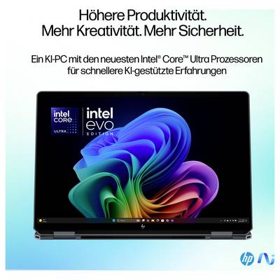 HP Notebook OmniBook Ultra 35.6 cm (14 pouces) 3K Intel® Core™ Ultra 7 (Series 2) 258V 32 GB RAM 2 TB SSD allemand, QWER-14