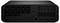 « Vue arrière d'un appareil électronique noir montrant divers ports et grilles de ventilation, incluant des ports HDMI, des ports USB et un port Ethernet. »