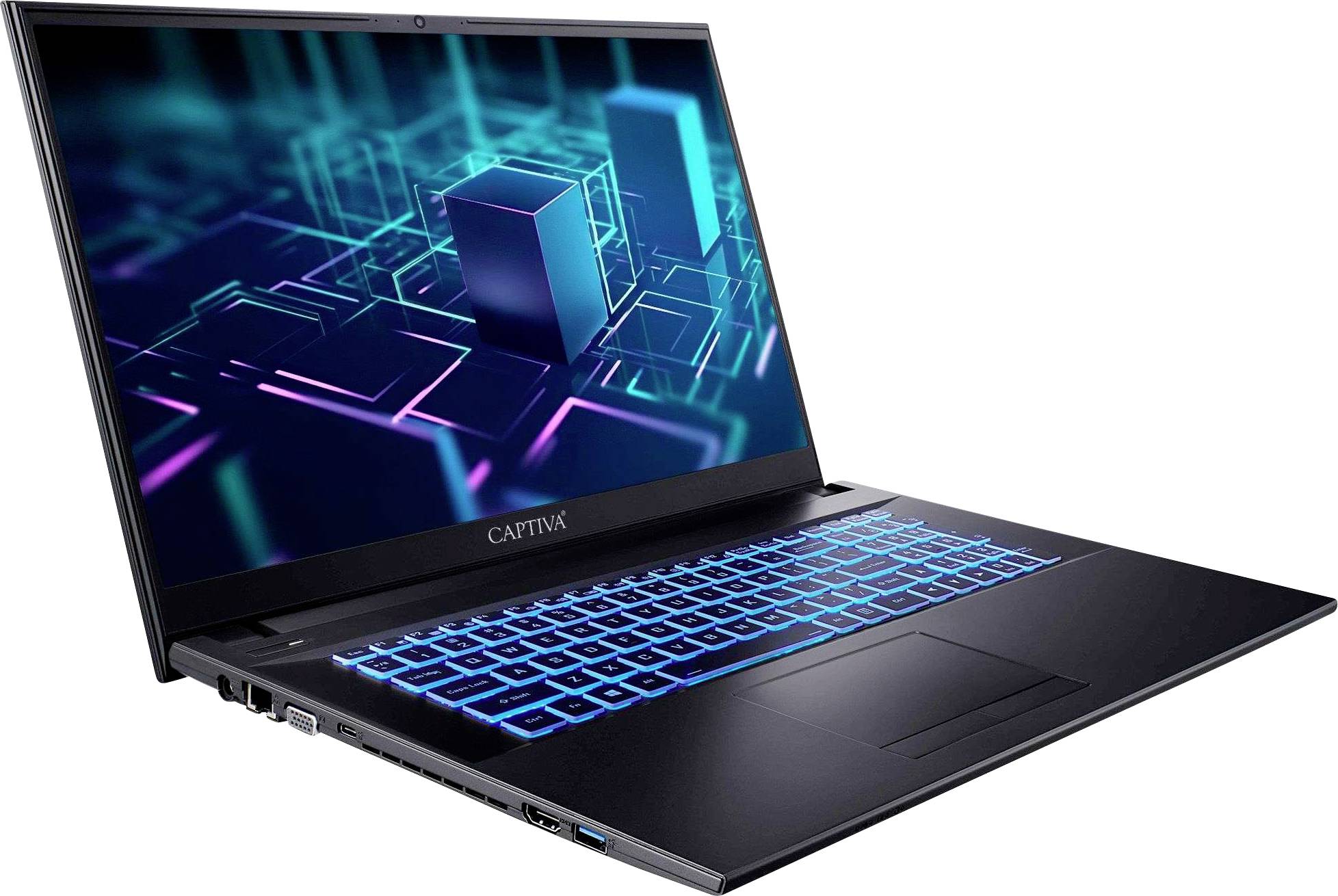 Captiva Ordinateur portable de gaming 43.9 cm (17.3 pouces) Full HD Intel® Core™ i5 i5-1235U 64 GB RAM allemand, QWERTZ -0