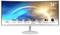 Moniteur incurvé 34 pouces avec résolution UWQHD, taux de rafraîchissement 100Hz, courbe 1500R, anti-scintillement, lumière bleue réduite, haut-parleurs intégrés, compatible VESA.