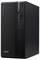 Ordinateur de bureau « Acer », design vertical, noir avec ports USB frontaux et bouton d'alimentation.