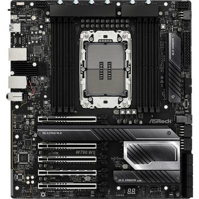 ASRock W790 WS R2.0 Carte mère Socket (PC) Intel® LGA 4677 Facteur de forme (détails) E-ATX Chipset de la carte mère Int-0