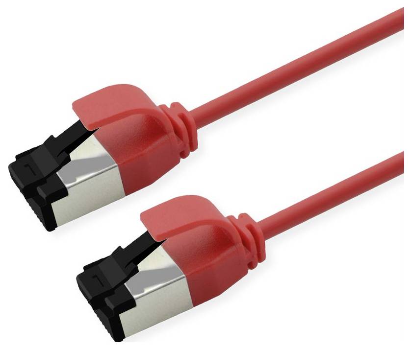 Roline 21.15.3220 RJ45 Câble réseau, câble patch CAT 8.1 U/FTP 0.15 m rouge 1 pc(s)-1