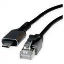 Value Câble adaptateur USB-C® vers RJ45 USB 3.2 Gen2 USB-C® mâle, Connecteur RJ45 5 m noir 12.99.1169