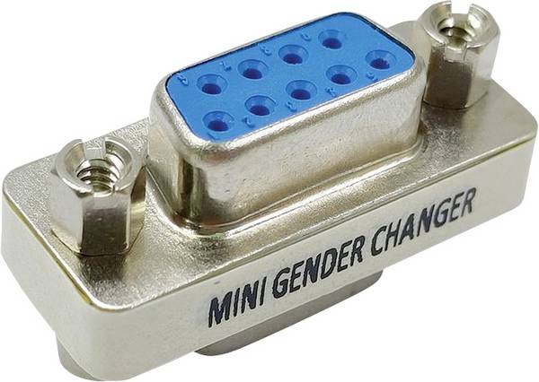 Value série Adaptateur [1x SUB-D femelle 9 pôles - 1x SUB-D femelle 9 pôles]  argent