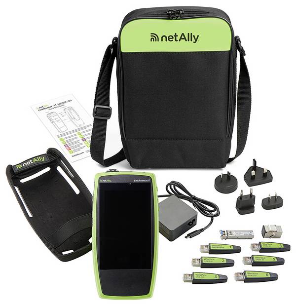 NetAlly LinkRunner AT 3000 Kit Testeur de câble, réseau et WiFi Adapté pour (spécifications réseau (CAT)): 10 Gbit/s