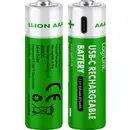 LogiLink LR03RCB2 Pile rechargeable LR3 (AAA) Li-Ion 1.5 V 2 pc(s)
