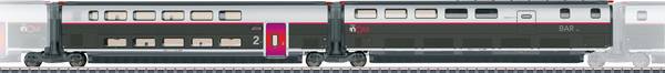 Märklin 043448 H0 Kit d'Erg. 3 TGV inOui SNCF