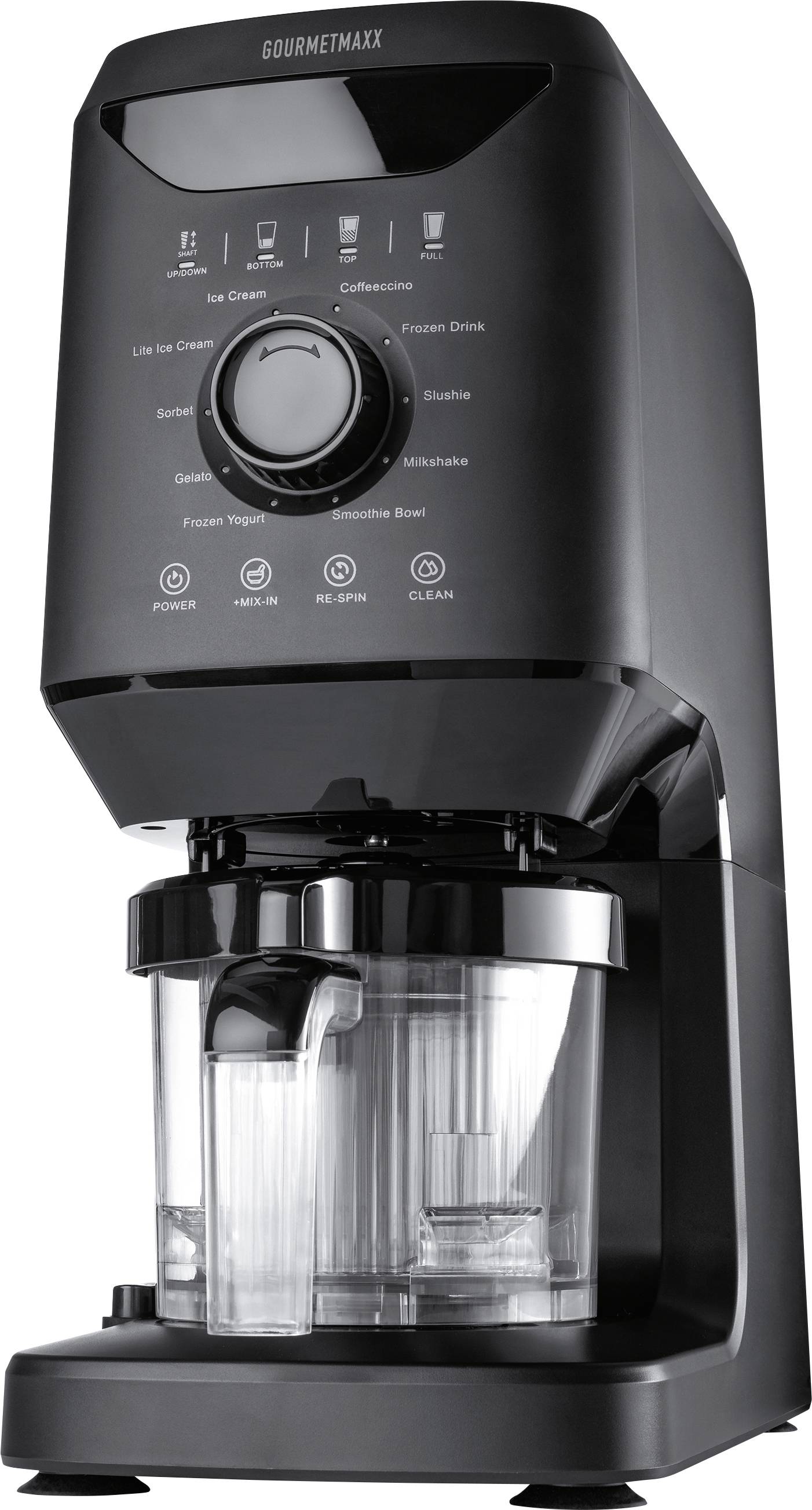 GourmetMaxx GOURMETmaxx Eismaschine 800W schwarz 2x 500ml Sorbetière 500 ml-0