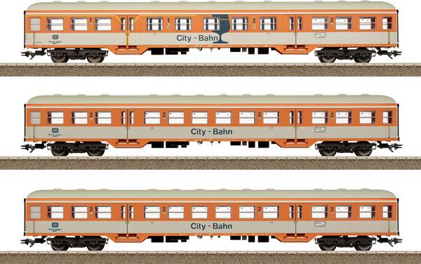 TRIX H0 T23234 H0 Kit de voitures de tourisme Citybahn