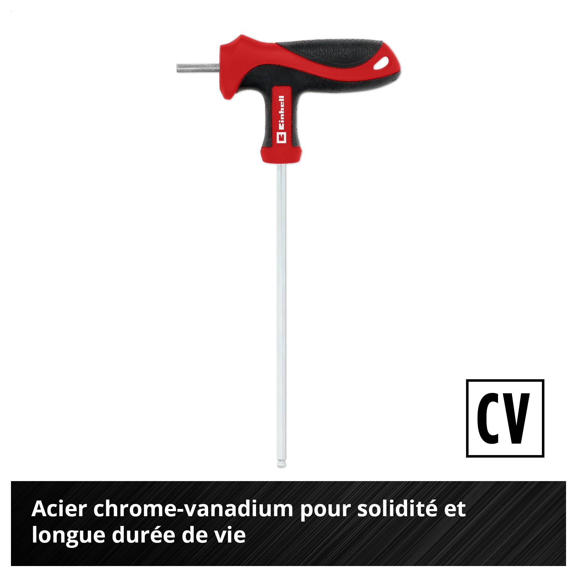 Einhell T-Griff Schraubendreher-Set 9-tlg. Einleger Pad 370526 Insert 9 pièces-7