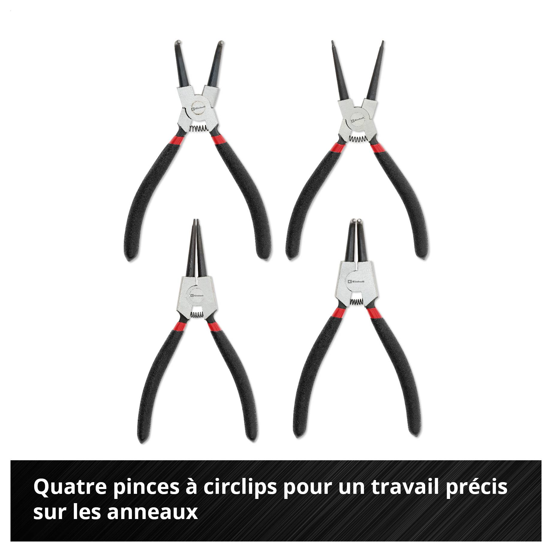 Einhell Zangen-Set 9-tlg.Einleger Pad 370522 Insert-4