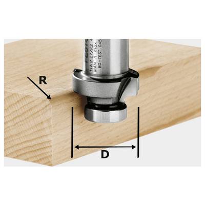 Festool 490096 Fraise à moulurer Carbure de tungstène Dimension produit, Ø 27 mm-0
