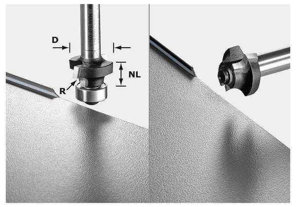 Festool 499798 Fraise à moulurer    Longueur 47 mm Dimension produit, Ø 20 mm Longueur de travail 2.20 mm Diamètre de tige 8 mm