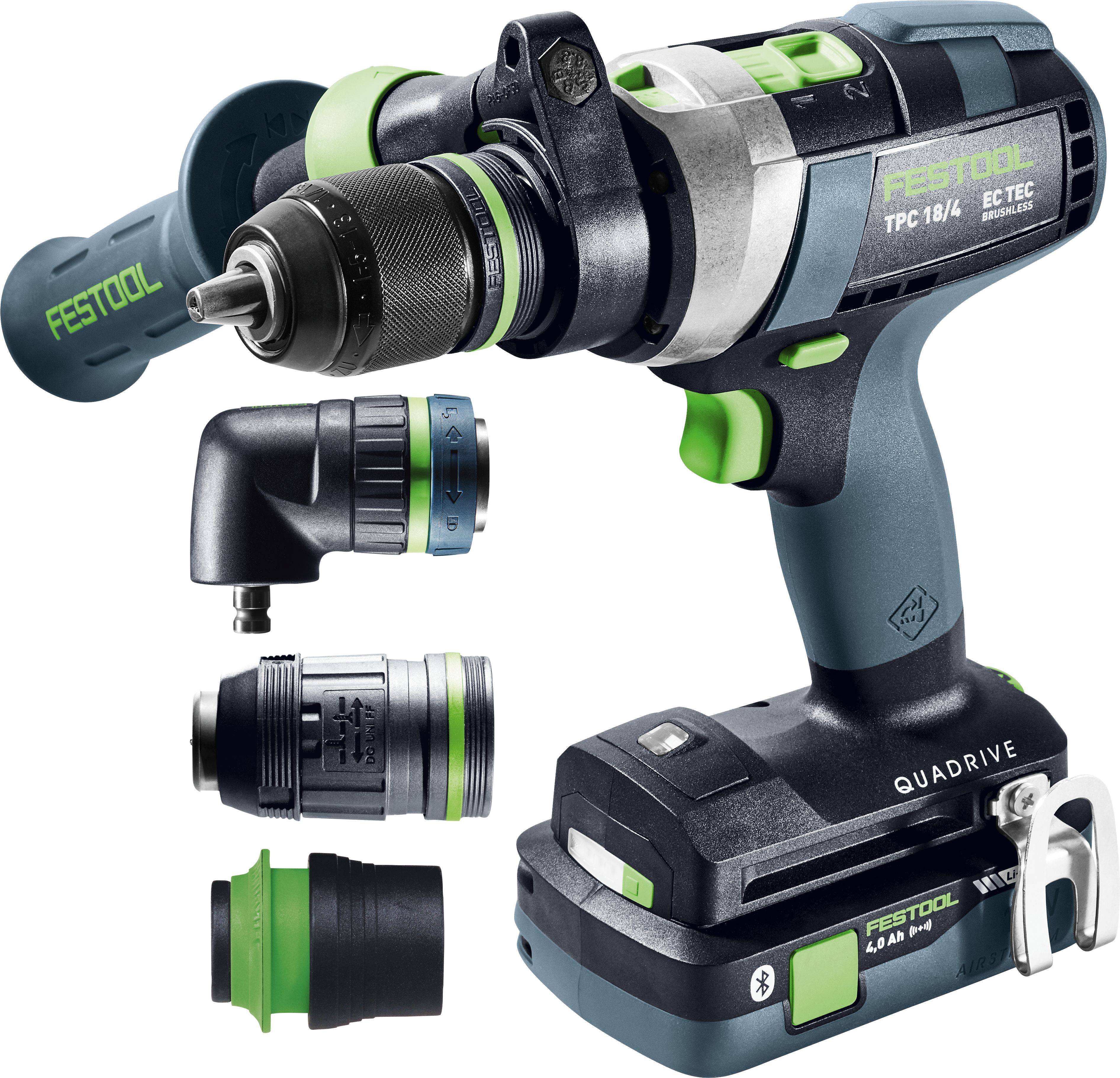 Perceuse-visseuse à percussion sans fil Festool TPC 18/4 5,0/4,0 I-Set/XL 577622 18 V 4 Ah, 5 Ah