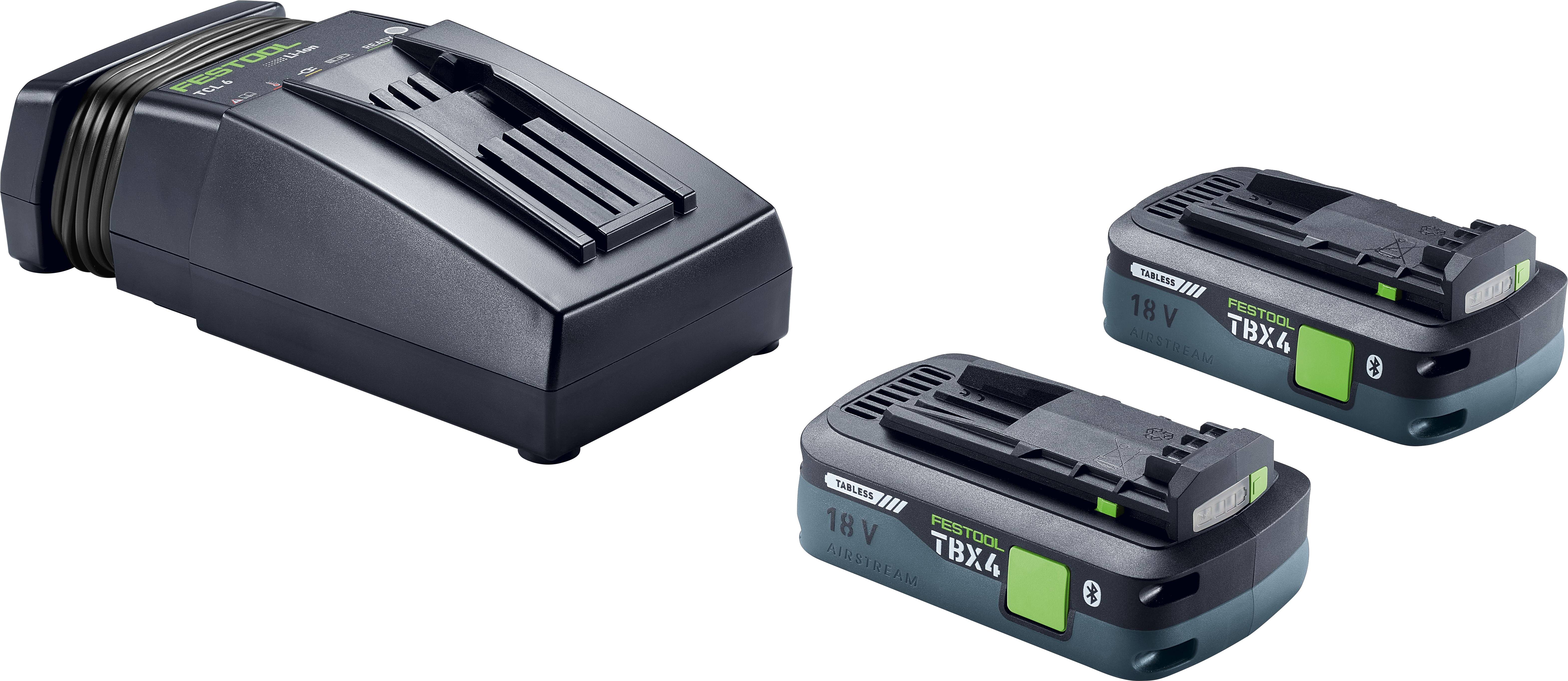 Festool 18V 2xTBX4/TCL6 578731 + module Bluetooth, + 2 batteries, + chargeur-0