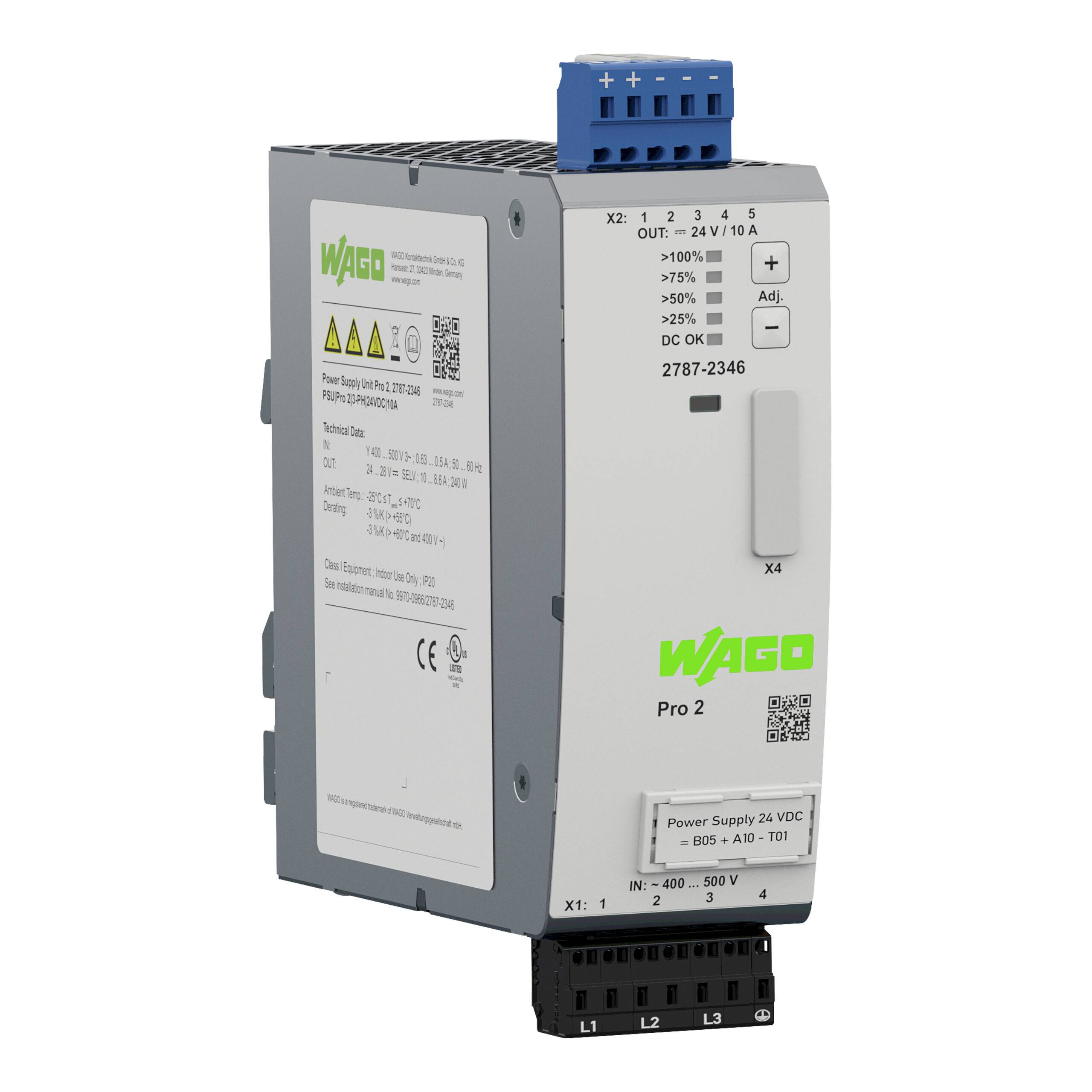 WAGO 2787-2346 Alimentation électrique Contenu 1 pc(s)-0