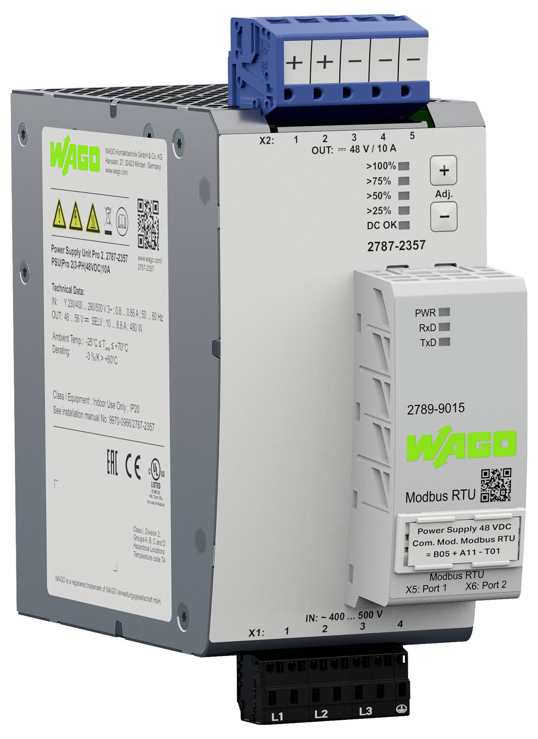 WAGO 2787-2357 Alimentation électrique Contenu 1 pc(s)-1