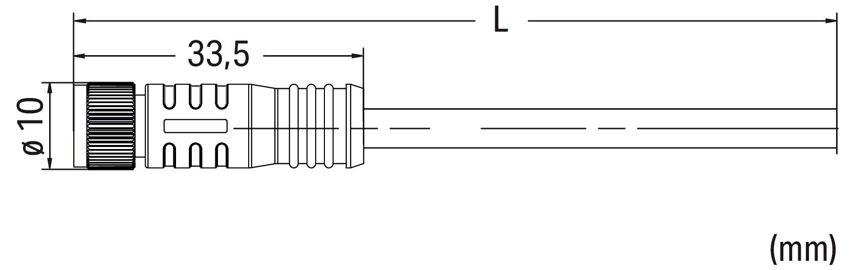 Diagramme technique d'un dispositif montrant les dimensions et la structure interne. La vue de dessus présente des mesures de 63,9 à 89,5 mm. Vue arrière avec l'indication « Diamètre du trou de perçage 7ø±0,5 mm ».