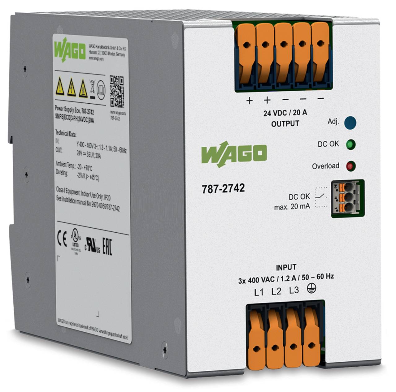 WAGO 787-2742 Alimentation électrique Contenu 1 pc(s)-0