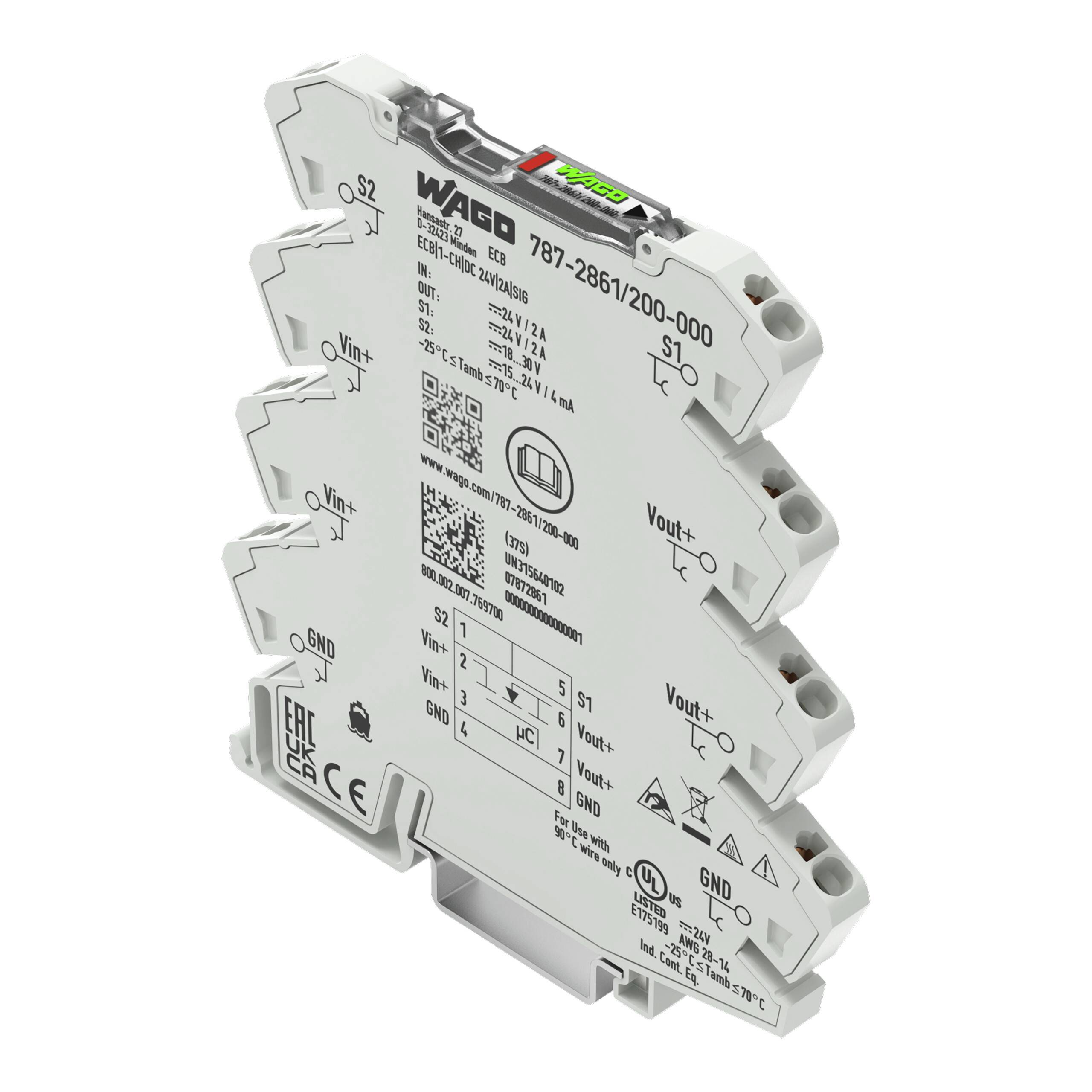 Relais auxiliaire WAGO 787-2861/200-000 1 pc(s)-0