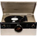 Denver MRD-180 Chaîne stéréo rétro DAB+, Bluetooth, CD, Cassette, Lecteur de disque, noir, bois