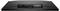 Vue arrière d'un moniteur d'ordinateur noir montrant différents ports : alimentation, HDMI, VGA et USB.