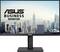 Moniteur professionnel ASUS affichant un panorama urbain avec l'Empire State Building, mettant l'accent sur l'utilisation professionnelle et le design moderne.